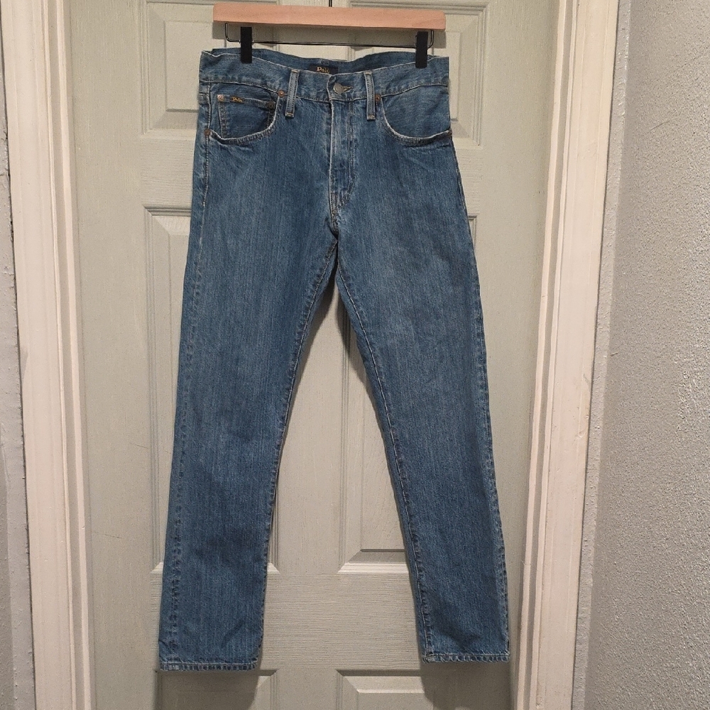 Polo Ralph Lauren The Varick Slim Straight Men's Blue Jeans